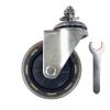 4'' Quiet Rubber Wheel Replacement for Hoverboard Seat Attachment (Single Bolt Type) (4'') view 1