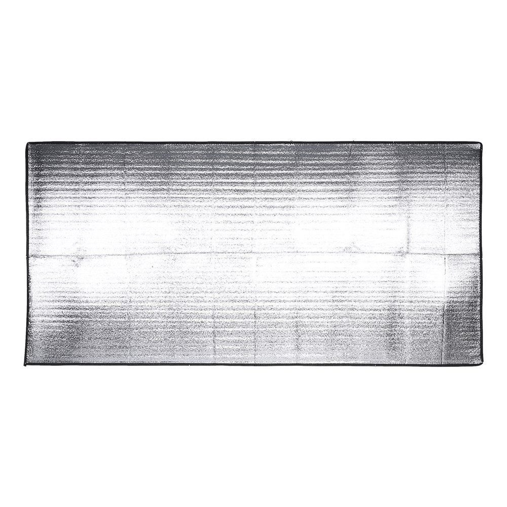 Camping Mat, Lightweight Portable Foldable Good Thermal Insulation 3 Types Outdoor Camping Tent Mat Sleeping Mattress Moistureproof Aluminum Foil EVA Pad (1.5 * 2M) Camping Bedding Supplies
