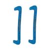 Skate Guards, Plastic, 1 Pair 7 Colors Plastic Ice Hockey Skate Guards Covers with Spring(Blue) view 1