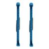 Skate Guards, Plastic, 1 Pair 7 Colors Plastic Ice Hockey Skate Guards Covers with Spring(Blue) view 2