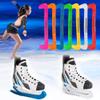 Skate Guards, Plastic, 1 Pair 7 Colors Plastic Ice Hockey Skate Guards Covers with Spring(Blue) view 3
