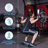 Squat Wedge for Heel Elevated Squats: Adjustable Rubber 4Pcs Calf Raise Block - Improve Range of Motion & Strength - Gym Exercise Physical Recovery view 2