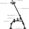 Pedal Exerciser Bike Hand Arm Leg and Knee Peddler Adjustable Fitness Equipment for Seniors, Elderly Home Pedal Exercise Bike for Total Body, with Gift Box view 3