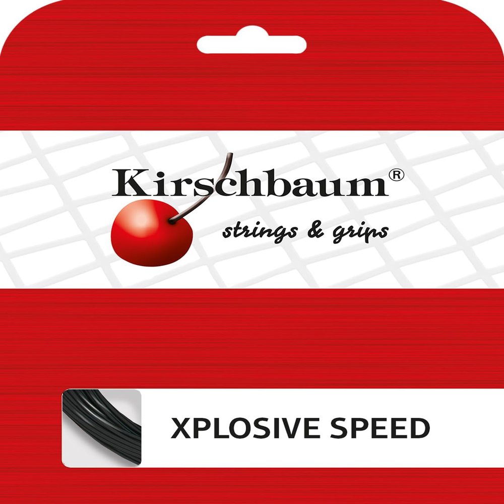 Kirschbaum Set Xplosive Speed 1.33 mm (15LG) 40ft, Black