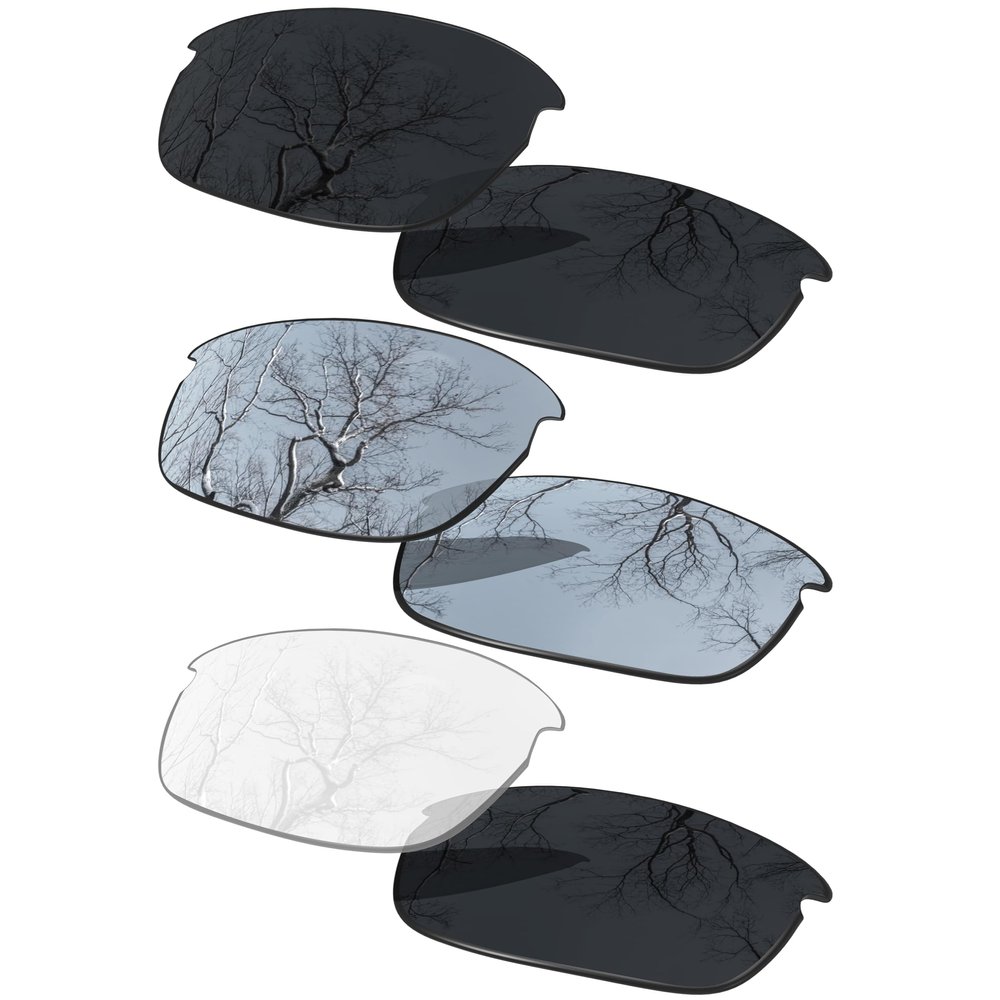 3 Pair Replacement Lenses for Oakley Bottle Rocket OO9164 Sunglasses Pack-BSP12