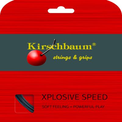 Kirschbaum Set Xplosive Speed 1.13 mm (18L) 40ft, Black