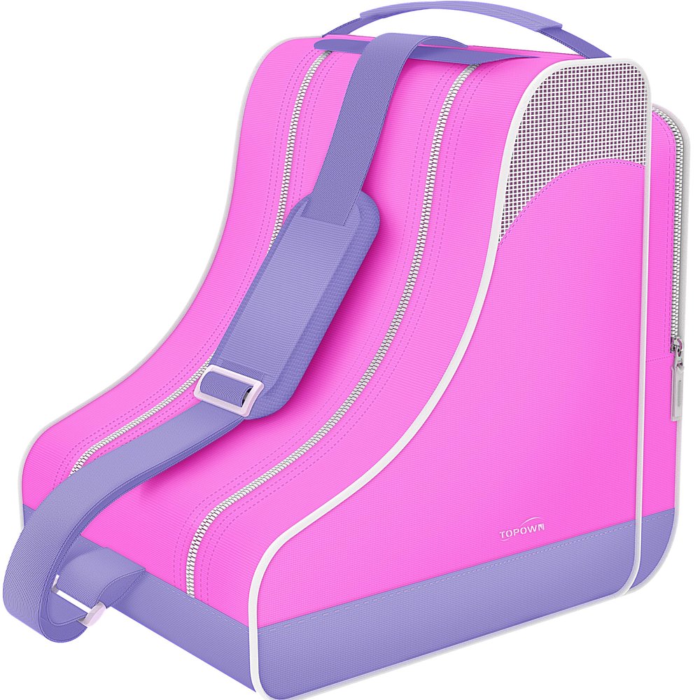 TOPOWN Premium Ice Skate & Roller Skate Bag for Men, Women & Kids Up to Size 12(US)
