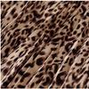 Womens Skirt Leopard Print Midi Long Shirring Skirts High Waisted A Line Skirtss Yellow M view 4