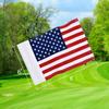KINGTOP Golf Flagsticks Mini, Putting Green Polyester Double-Sewn US Golf Flag for Yard, All 3 Feet, Golf Pin Flags Set, Fiberglass Portable 2-Section Design view 4
