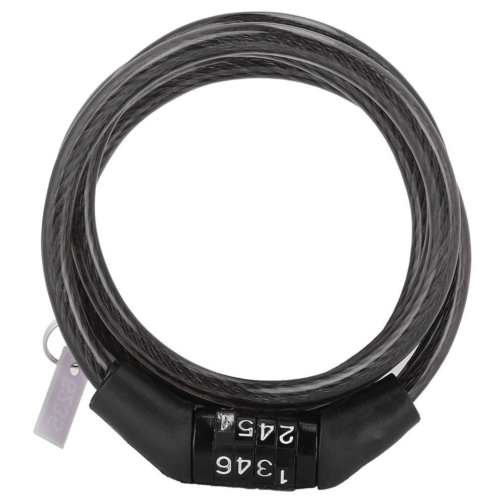 Bicycle Cable Lock, Password Bike Security Lock, Key Anti-Theft Durability for Bicycle Home