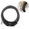 Bicycle Cable Lock, Password Bike Security Lock, Key Anti-Theft Durability for Bicycle Home view 2