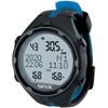 SEAC Action HR, High Resistance Dive Computer with Scuba and Freediving Mode, Dive Logbook, Dive Planner, Safety Alarms, HR, Black/Blue, Standard view 1