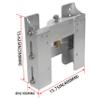 ECOTRIC 4'' Adjustable Set Back Jack Plate Outboard Motor Jack for Boat Steering System Aluminum view 2