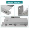 ECOTRIC 4'' Adjustable Set Back Jack Plate Outboard Motor Jack for Boat Steering System Aluminum view 4