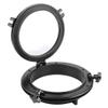 Qiilu Boat Porthole, 10in Round Marine Hatch, Black, Tempered Glass, Compatible with Boat, Passenger Side view 1