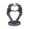Nemesis Now Gothic Mummified Love Heart Hands Jewellery Dish Holder, Silver, 22cm view 3