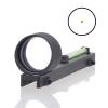 ToopMount 1X28 Green Dot Sight Lightweight Optics Scope Outdoor Sport Sight Tactical Green Fiber Optic Dot Sight Fully Coated Scope with Center Dot, for 5.5-10mm Rib Rail view 3
