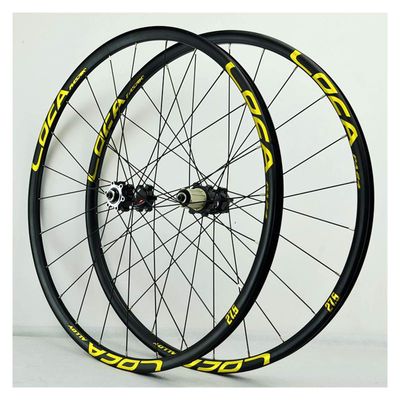 Bikes Wheel Set Quick Release Front Rear Wheel Aluminum 26/27.5/29 Inch Straight Pull 4 Palin Disc Brake Six Claw 8/9/10/11/12 Speed (Color : A, Size : 27.5in)