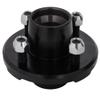 ECCPP Boat Trailer Hub Kit 4 Bolt 1-1/16 L44649 Black Round Spindles 2,000 Lbs Axle Kit Idler Hubs view 3