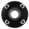 ECCPP Boat Trailer Hub Kit 4 Bolt 1-1/16 L44649 Black Round Spindles 2,000 Lbs Axle Kit Idler Hubs view 4
