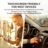 FINGER TEN Workout Gloves Touchscreen for Men Women with Padding, Full Hand Gym Exercise Weight Lifting Gloves Male Female, Non Slip Fitness Gloves Extra Grip for Cycling Climbing Hiking (Orange, XL) view 4