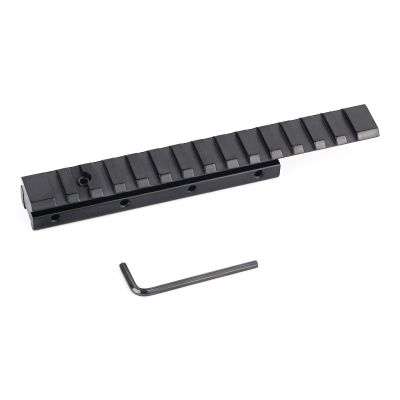 ToopMount 14 Slots Rail Mount Rail Mount Tactical Picatinny Rail Dovetail to Picatinny Adapter for 11mm to 20mm Converter Rail Mount, Lightweight Rail Mount for 1913 Rails