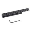 ToopMount 14 Slots Rail Mount Rail Mount Tactical Picatinny Rail Dovetail to Picatinny Adapter for 11mm to 20mm Converter Rail Mount, Lightweight Rail Mount for 1913 Rails view 1