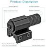 Compact Tactical Red Beam Laser Sight,Laser Dot Sight Scope for Rifles Pistols Handguns fits Standard 20mm/11mm Picatinny Rail Mount (Red Dot) view 3