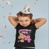 Skye Paw Patrol 4th Birthday Girl Shirt for 4 Year Old Girls - Pup-Themed Party Toddler T-Shirt 5T Black view 2