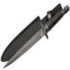 SZCO SANZ Damascus Hunting Knife 12.5 Inch - Camping Knife with Wood Handle, Full Tang Blade & Sheath - Outdoor Knife for Hunting, Camping & Outdoor uses view 1