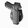Orpaz C-Series G17 Holster Compatible with Glock 17 Holster, Level I/Level II OWB Holsters (Paddle Level I C-Series) view 4