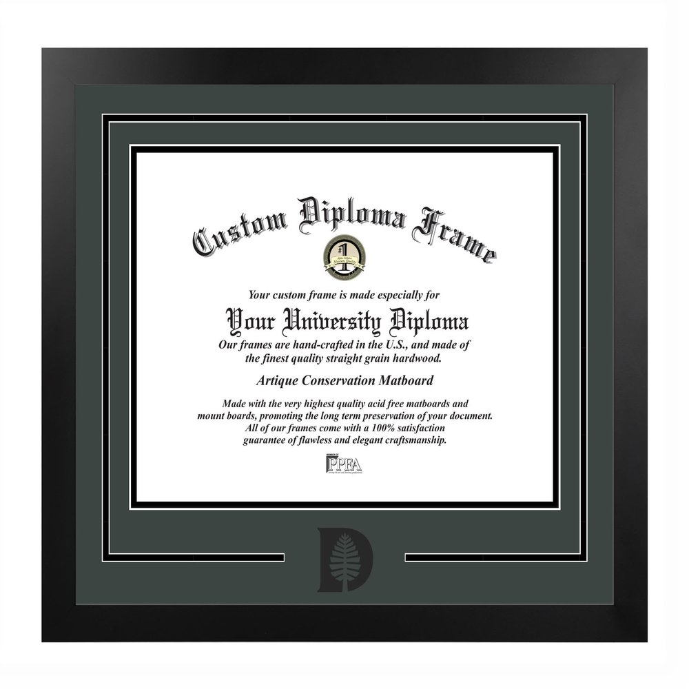 Campus Images NCAA Dartmouth College, 12 x 16 Manhattan Black PRINTED Logo, Green & Black