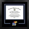 Campus Images NCAA Kansas Jayhawks Unisex Spirit Diploma Manhattan Black Frame with Bonus Lithograph, Black, One Size (KS999MBSD-1185) view 1