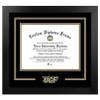Campus Images University of Central Florida Diploma Frame 8.5 x 11  Manhattan Black Frame with Printed UCF Logo Official Graduation Display view 1