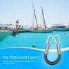 Dock Line/Boat Rope/Anchor Rope - Boat Accessories Marine Rope and Dock Lines for Boats (1 to 6 feet) Pack of 2 view 2