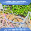 DocksLocks Weatherproof Straight Security Cable Lock (5ft to 25ft Lengths) with Resettable Combination, Anti-Theft Protection for Kayak, Bike, Paddleboard, Scooter, Equipment, Bicycles and More 20ft view 2