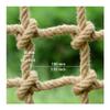 WML Hand-Woven Anti-Aging Hemp Rope, Children's Safety net, Ceiling Hang Decoration net,Stair Fall Prevention net, Cargo Rope Balcony Railing Protection net, Decorative net Diameter 16mm Beige view 2