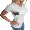 AC UNDERCOVER Concealed Carry Clothing Womens Tank Top Gun Holster CCW Tactica (White, XX-Large) view 4