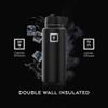 IRON FLASK Camping & Hiking Hydration Flask with Straw, Wide Mouth Insulated Stainless Steel Sports Water Bottle - 32 oz Cotton Candy view 4