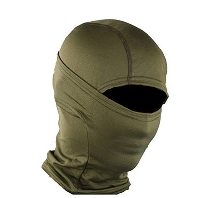 Sirius Survival Balaclava Tactical Face Mask Great for Skiing, Paintball, Air Soft, Running  Multiple Color Options (Olive Drab)
