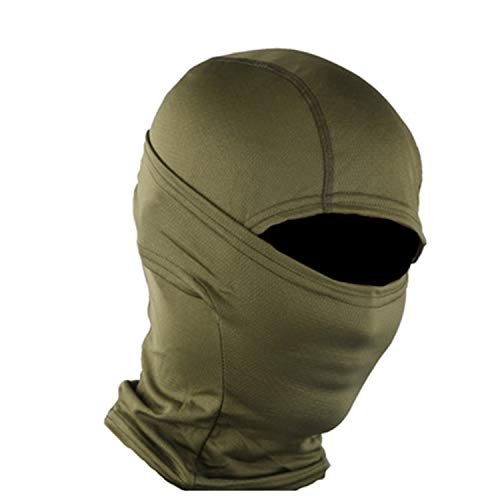 Sirius Survival Balaclava Tactical Face Mask Great for Skiing, Paintball, Air Soft, Running  Multiple Color Options (Olive Drab)