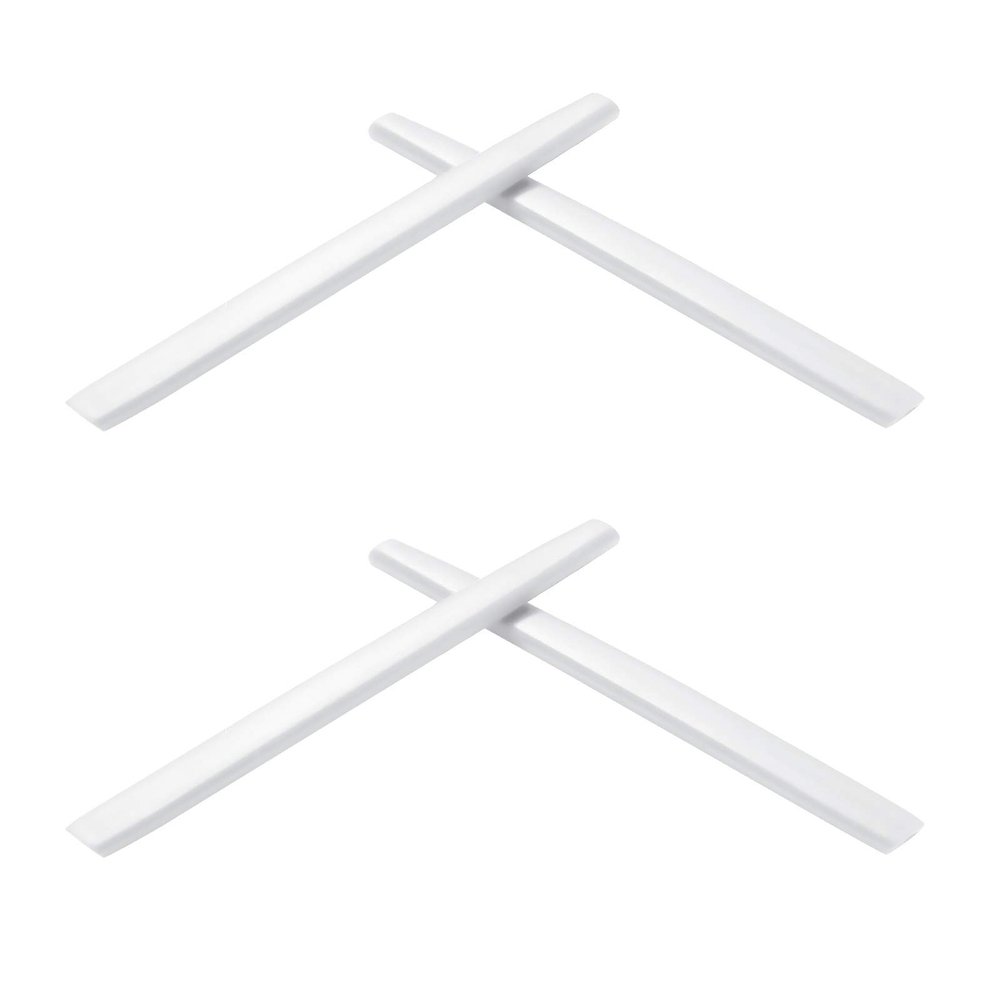 2 Pair White Replacement Earsocks for Oakley Square Wire 2 (2014) OO4075 Sunglasses