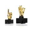 Stinger USA 90 Degree Finger Sight Set,Fit Picatinny Rail and Weaver, Gold view 1