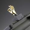 Stinger USA 90 Degree Finger Sight Set,Fit Picatinny Rail and Weaver, Gold view 4