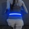 Illumifun LED Running Belt, USB Rechargeable LED Waistband Glow in The Dark, Flashing Safety Belt for Running, Jogging, Biking, Camping, Walking (Blue) view 1