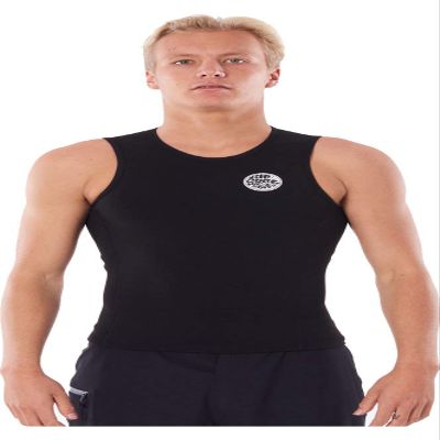 Rip Curl Mens Flashbomb 0.5mm Vest Top - Black Flashbomb 0,5mm Vest is Loaded with high Wearing Comfort