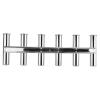 YaeMarine Fishing Rod Holder 316 Stainless Steel Fishing Rod Rack 3Tube/4Tube/5Tube/6Tube Mirror Finish for Marine Boat Yacht Camper (6 Tube) view 2