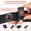 Illumifun LED Running Waist Belt, USB Rechargeable Light Up Waistband, High Visibility Safety Belt for Running, Jogging, Biking, Camping, Walking (Orange) view 4