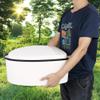 VINGLI Portable Toilet | Indoor Outdoor Commode w/Detachable Inner Bucket & Removable Paper Holder, Lightweight & Compact for Camping, Boat, Van, Emergency Use (White) view 2