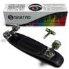 Skatro Mini Cruiser Skateboard. 22x6inch Retro Style Plastic Board Comes Complete view 4